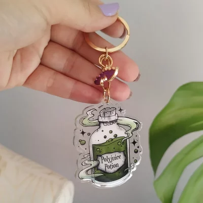 Magic potions: Polyjuice potion keychain