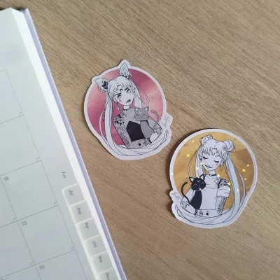Sailor Moon punk version - sticker pack