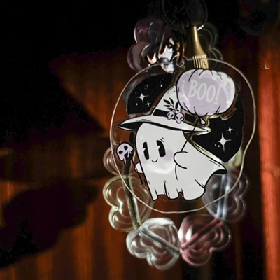 Ghost Halloween Kawaii - Keychain Narieletart