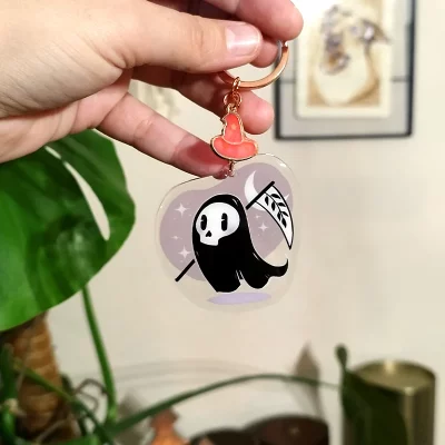 Kawaii Boo: The Death costume keychain