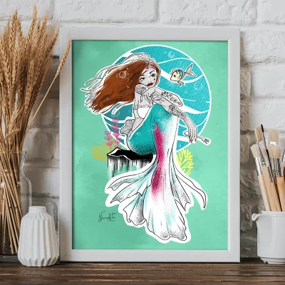 Little Mermaid New- Tattoo