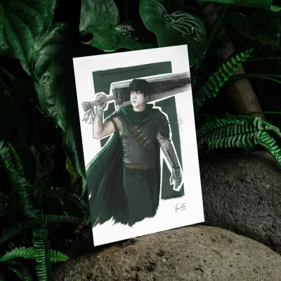 Changbin as Guts (Berserk)- SKZ Anime