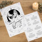 rueda del año calendario solar 2025