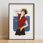 han as luffy from one piece skz anime collection