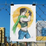 i.n. (jeongin) as joseph joestar (jojo's) skz anime collection (copia)