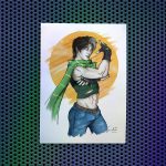 i.n. (jeongin) as joseph joestar (jojo's) skz anime collection (copia)