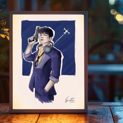 Seungmin as Spike Spiegel (Cowboy Bebop) skz anime collection by Narieleta