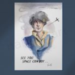 spike spiegel cowboy bebop print