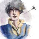 spike spiegel cowboy bebop print